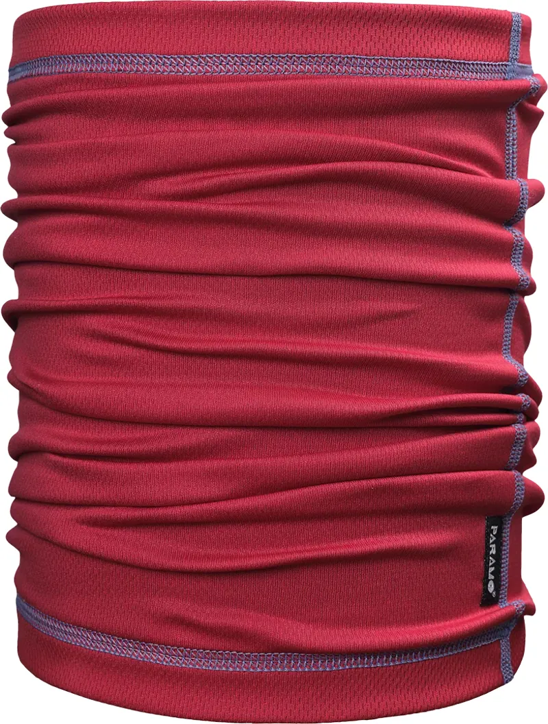 Paramo Cambia Neck Tube in Chilli Pepper/Indigo Stitching